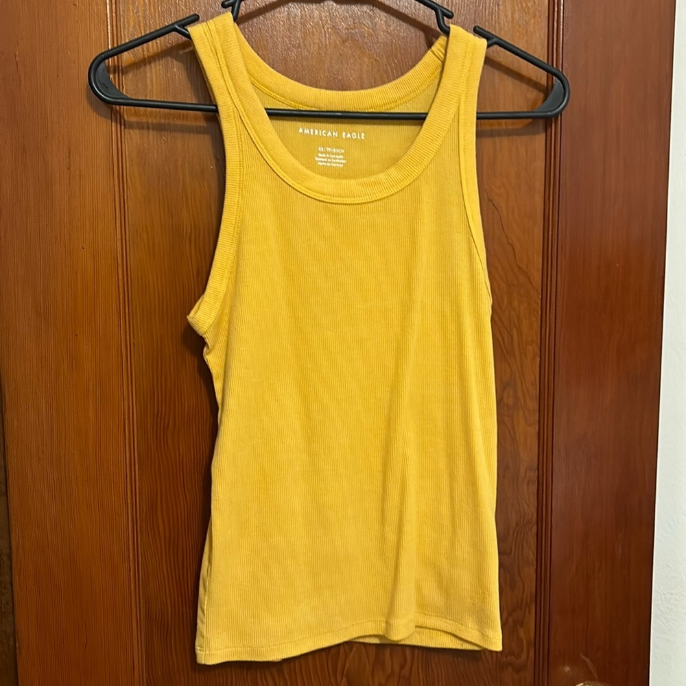 American Eagle Yellow Tank Top